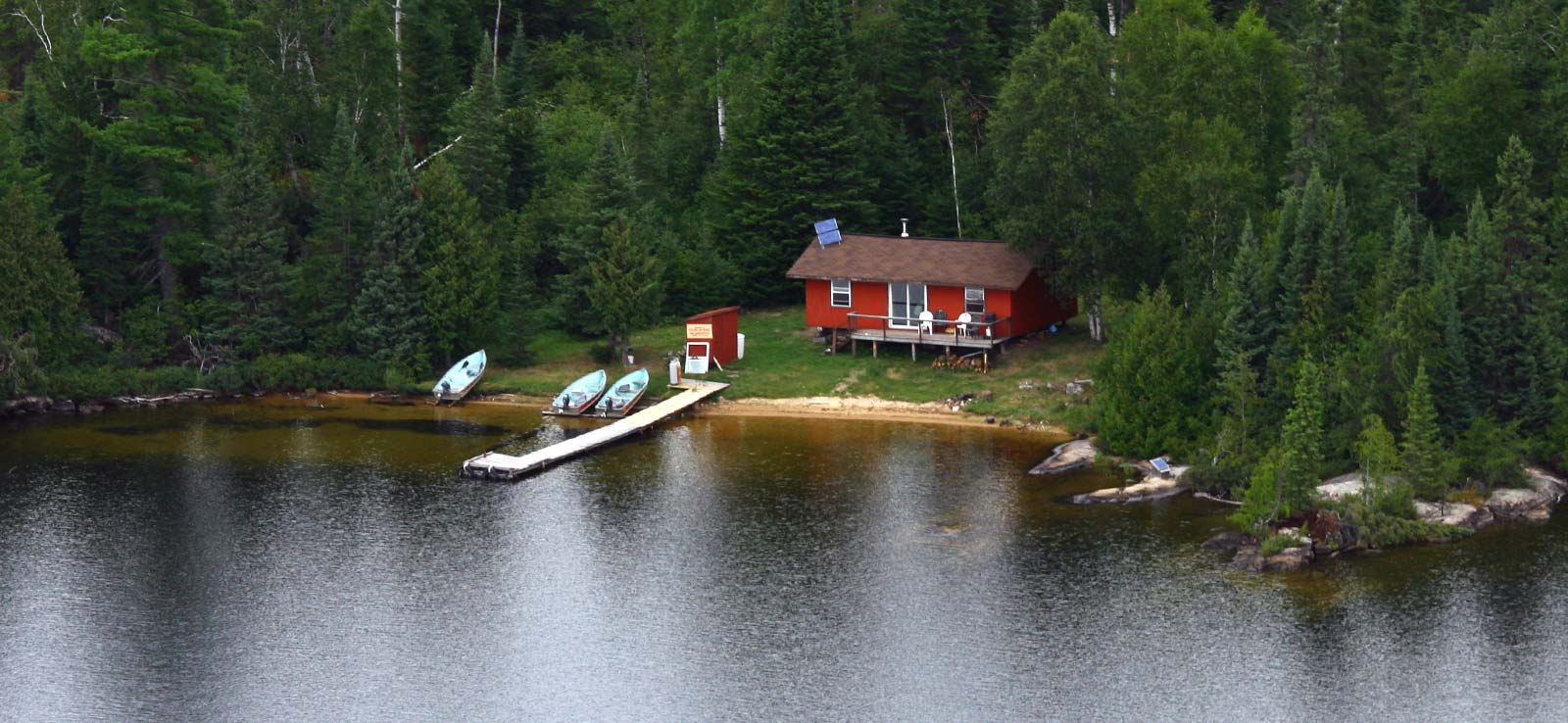 Little Gull Lake Cabin Canoe Canada