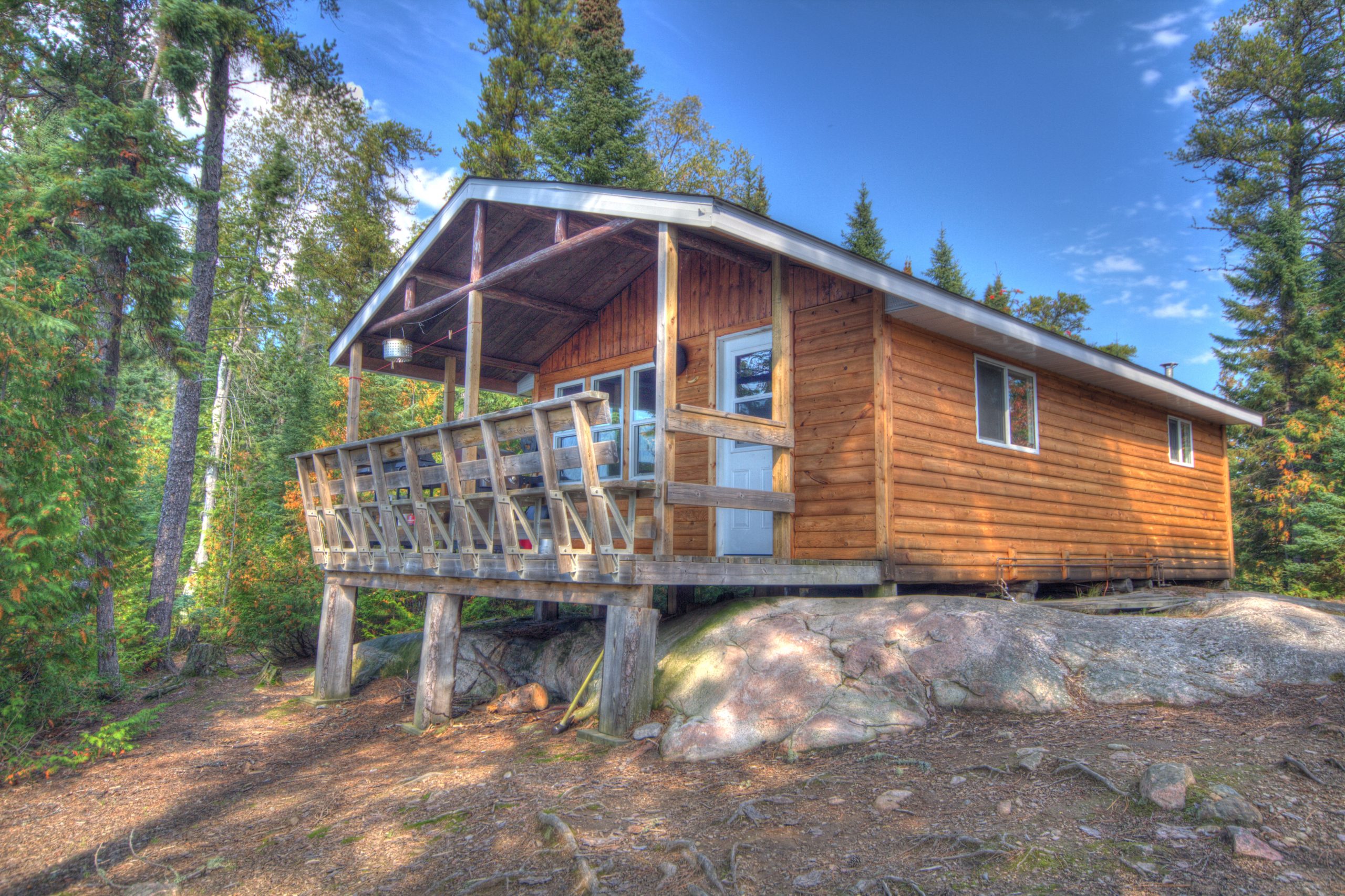 Gamble Lake cabin exterior