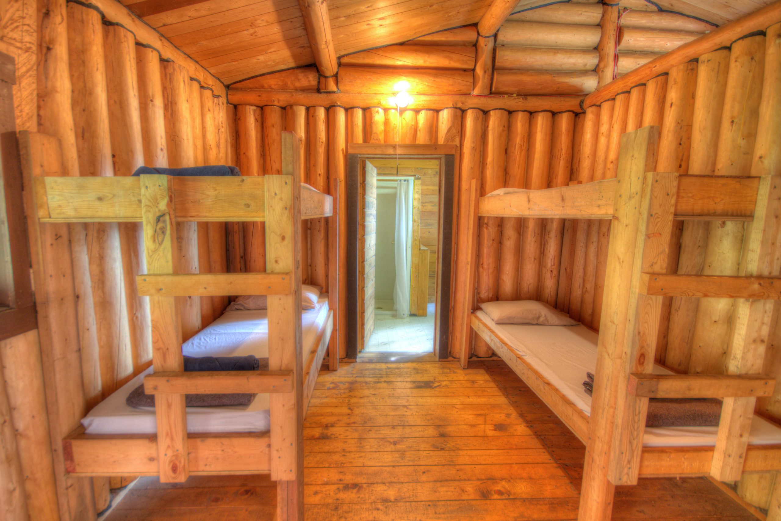 Halfmoon Lake cabin bedroom
