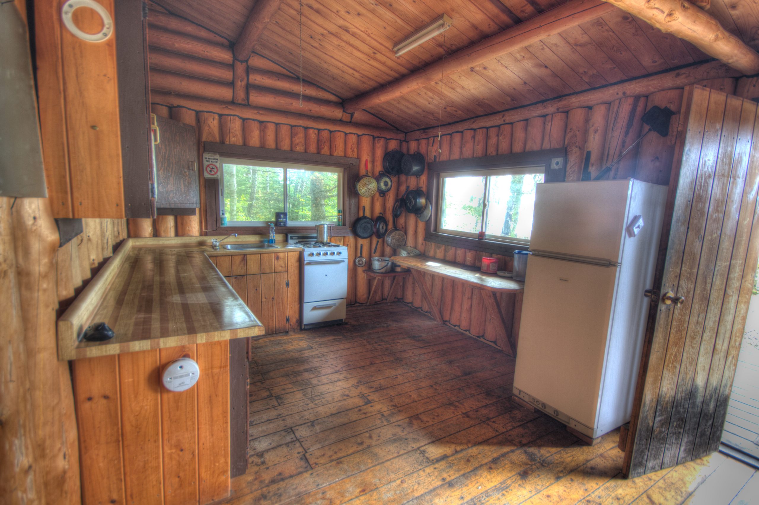Halfmoon Lake cabin interior