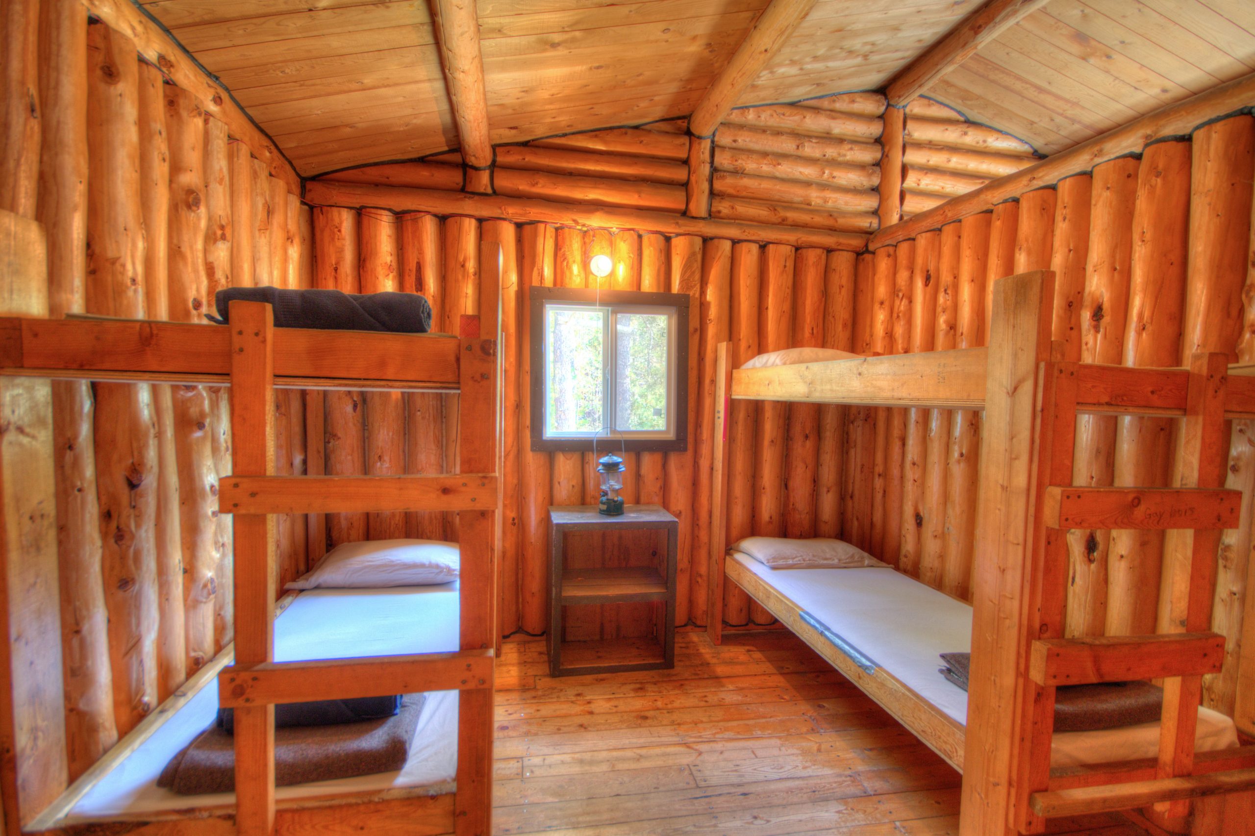 Irene Lake cabin bedroom