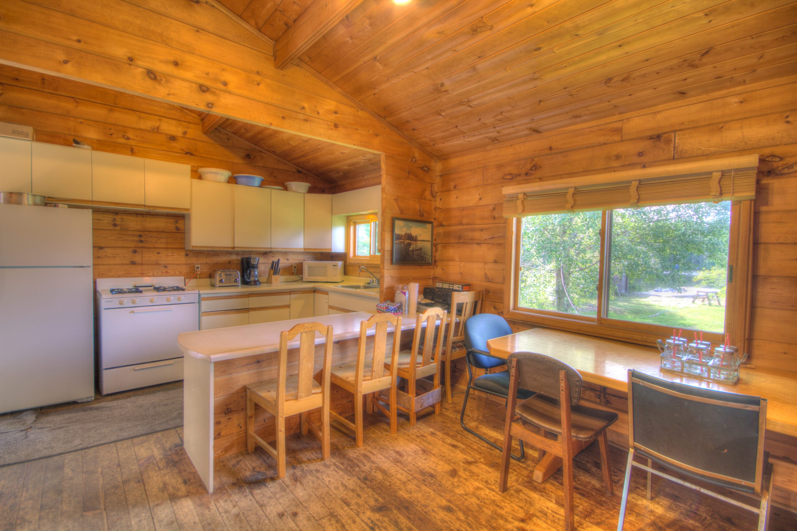 Kitchen in large Nym cabin
