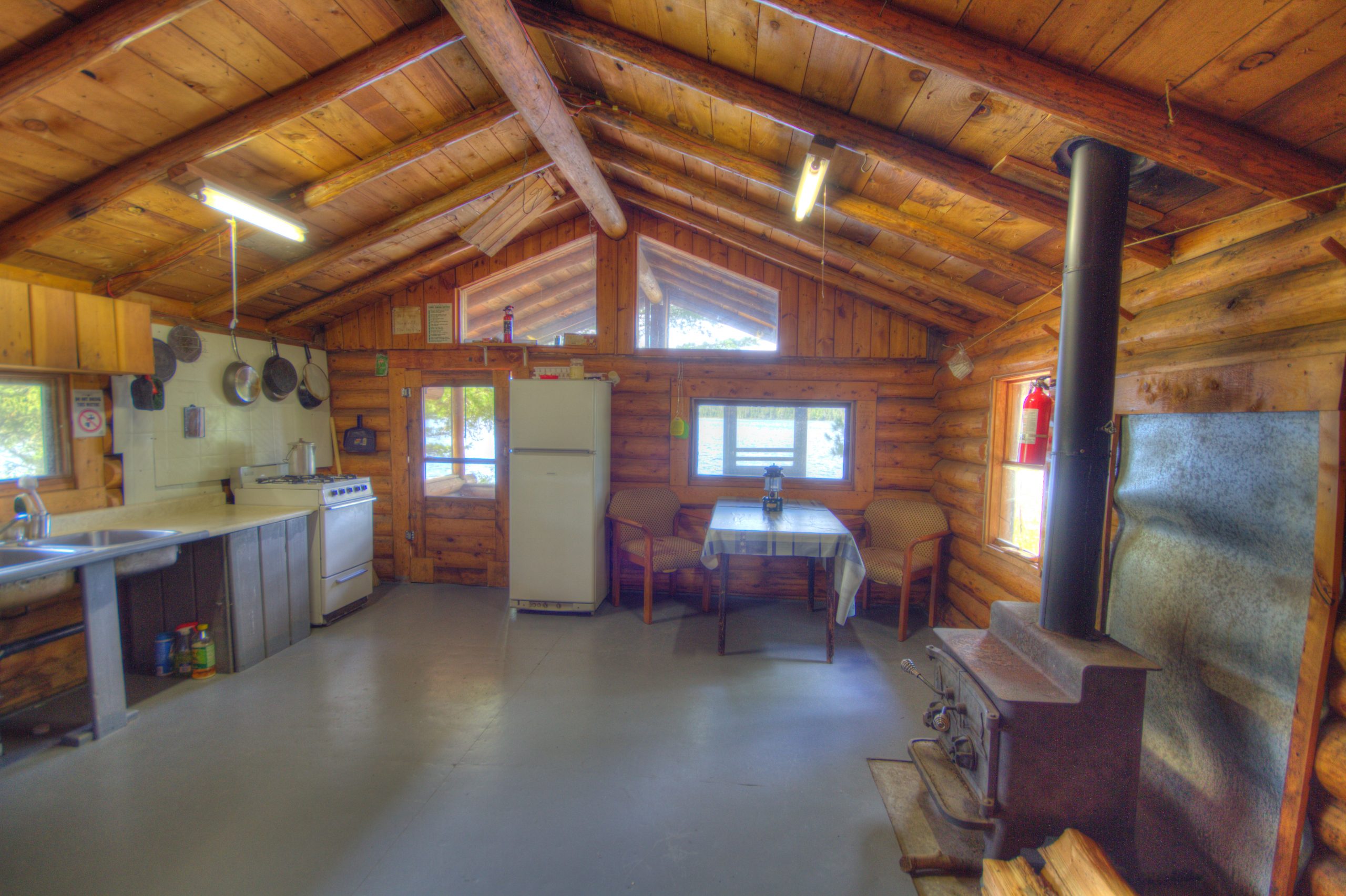Rollingstone Lake cabin interior