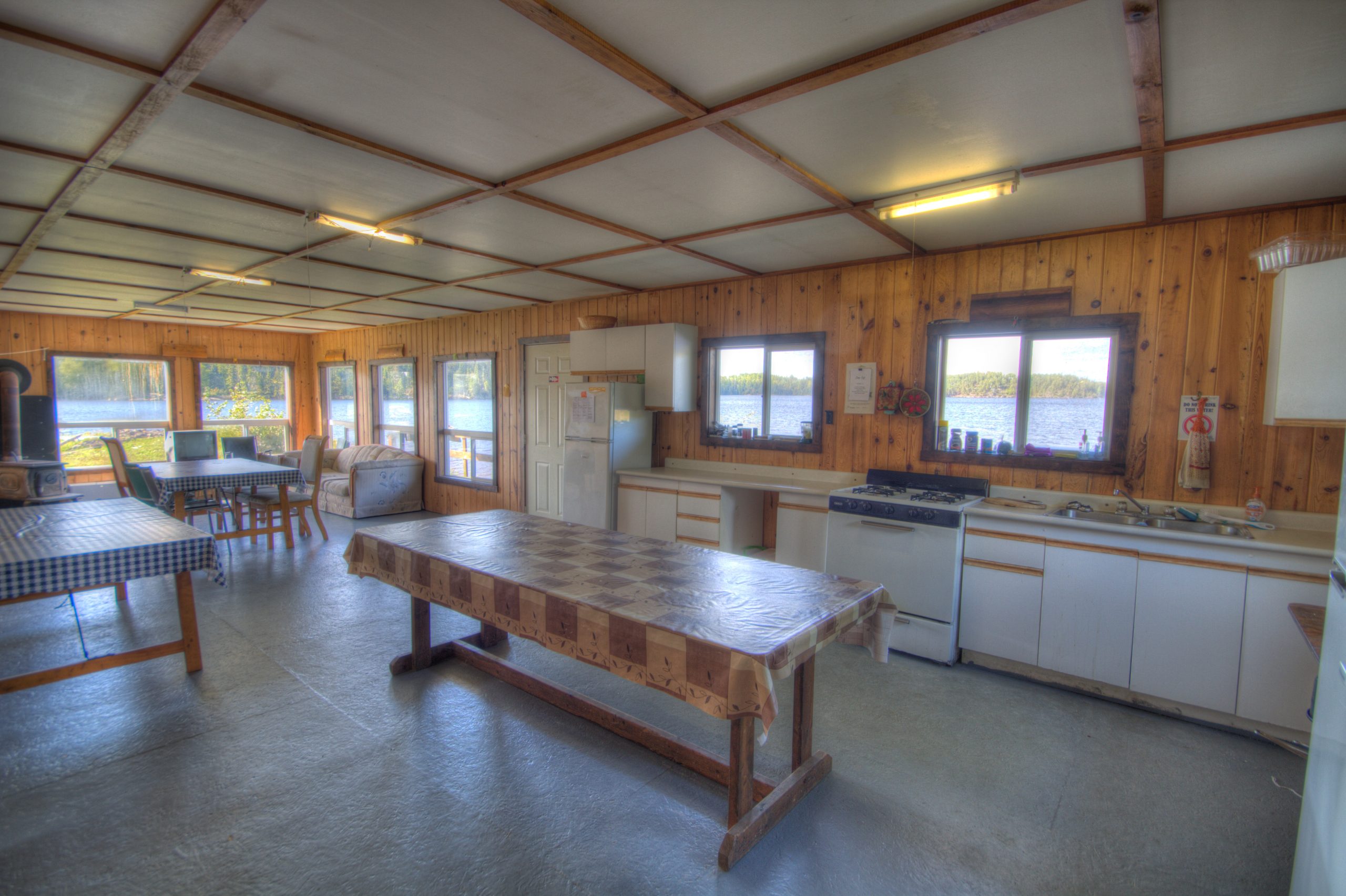 Sawbill Bay cabin interior