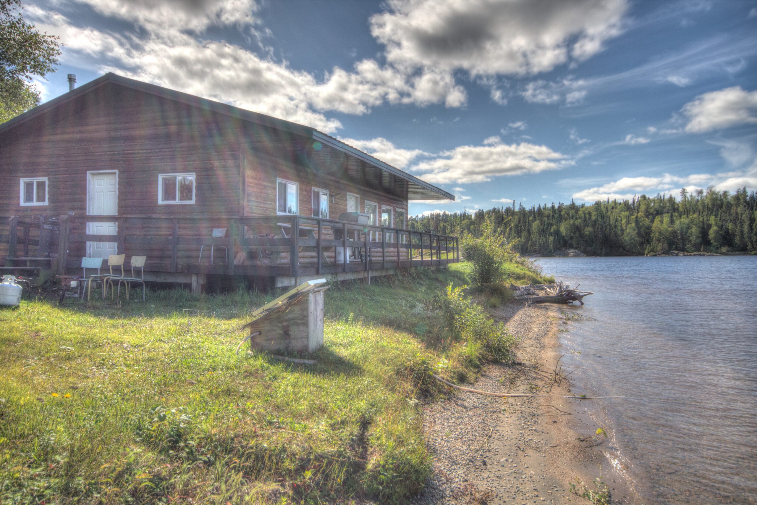 Sawbill Bay cabin exterior