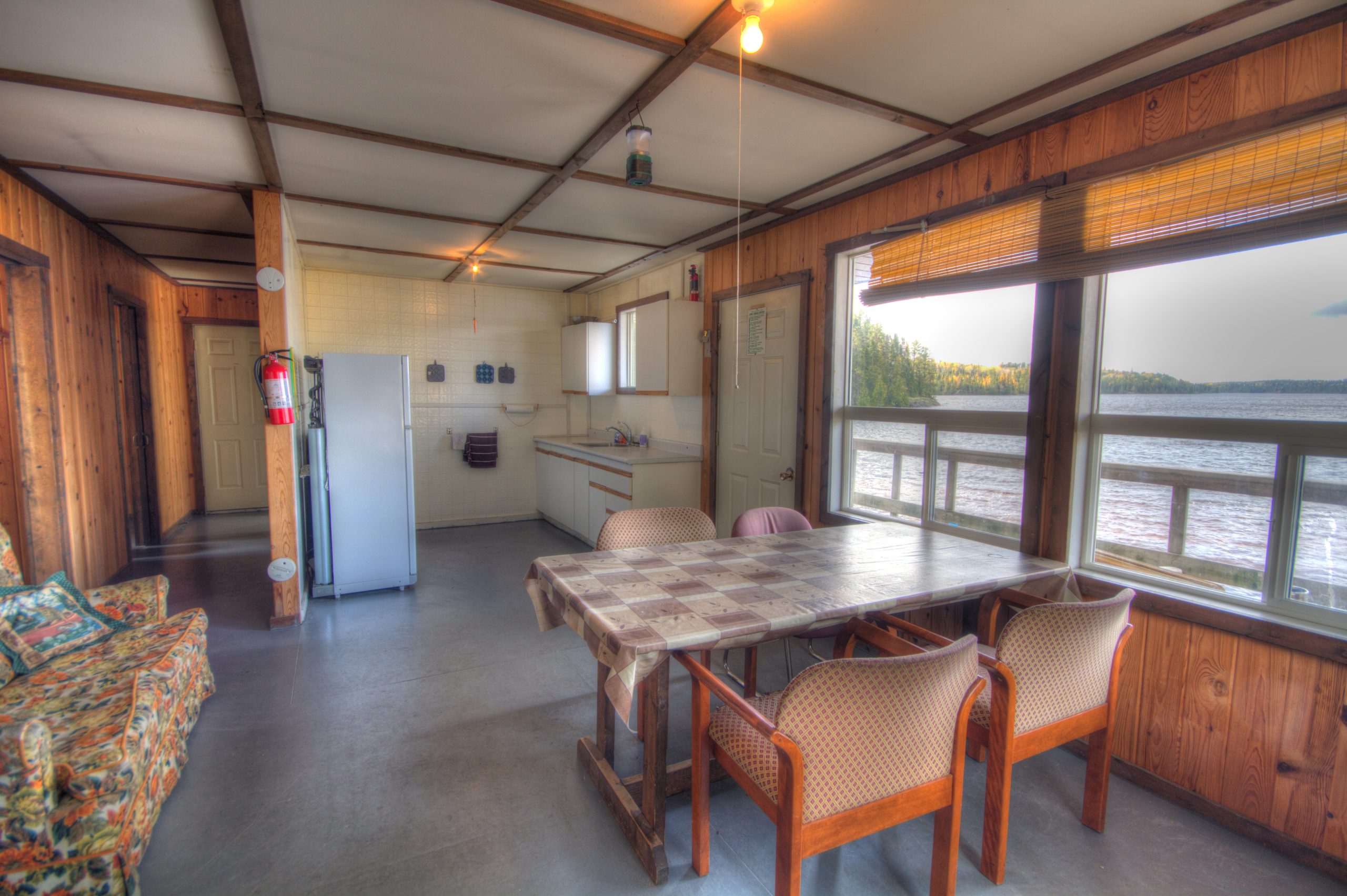 Bow Lake cabin kitchen